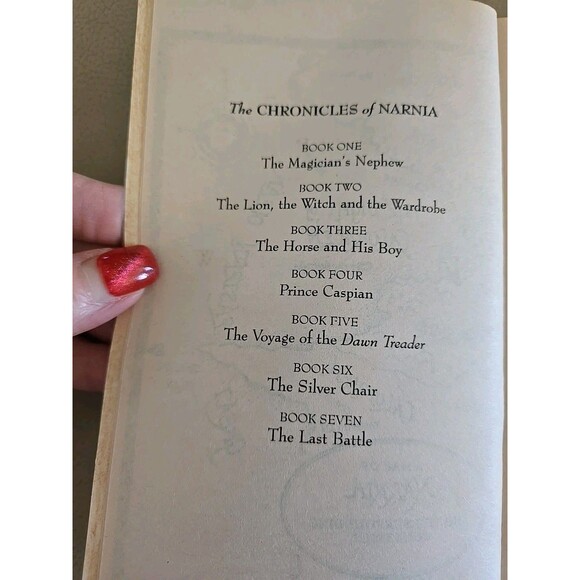The Chronicles Of Narnia,The Magicians Nephew By CS Lewis 1983 Vtg Pre-owned - Picture 6 of 13